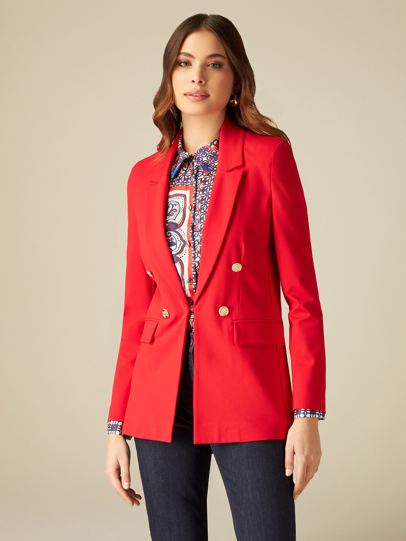 Blazer in punto milano image number 0