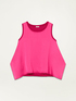 Dual-fabric A-line top image number 4