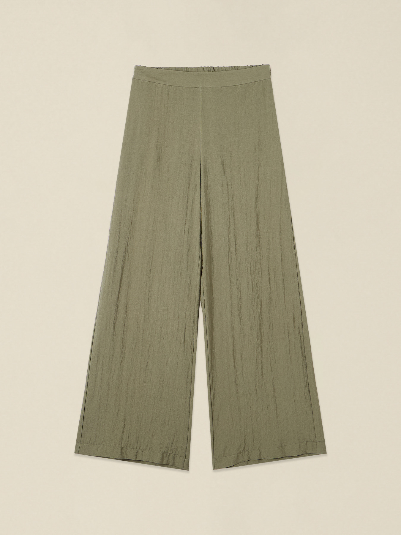 Pantalon palazzo effet crinkle image number 4