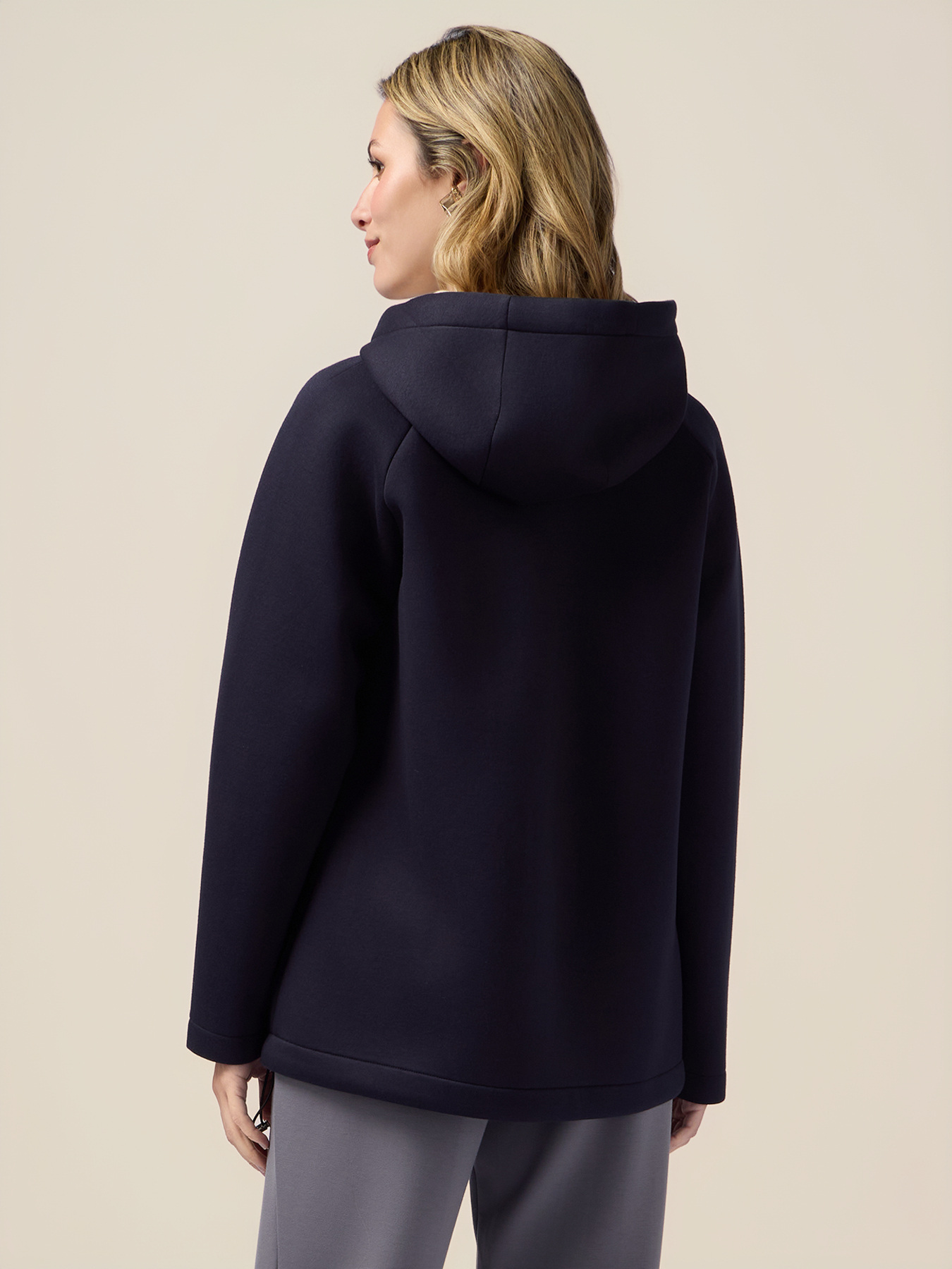 Sweatjacke aus Scuba-Stoff image number 1