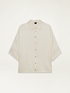 Oversized viscose satin shirt image number 3