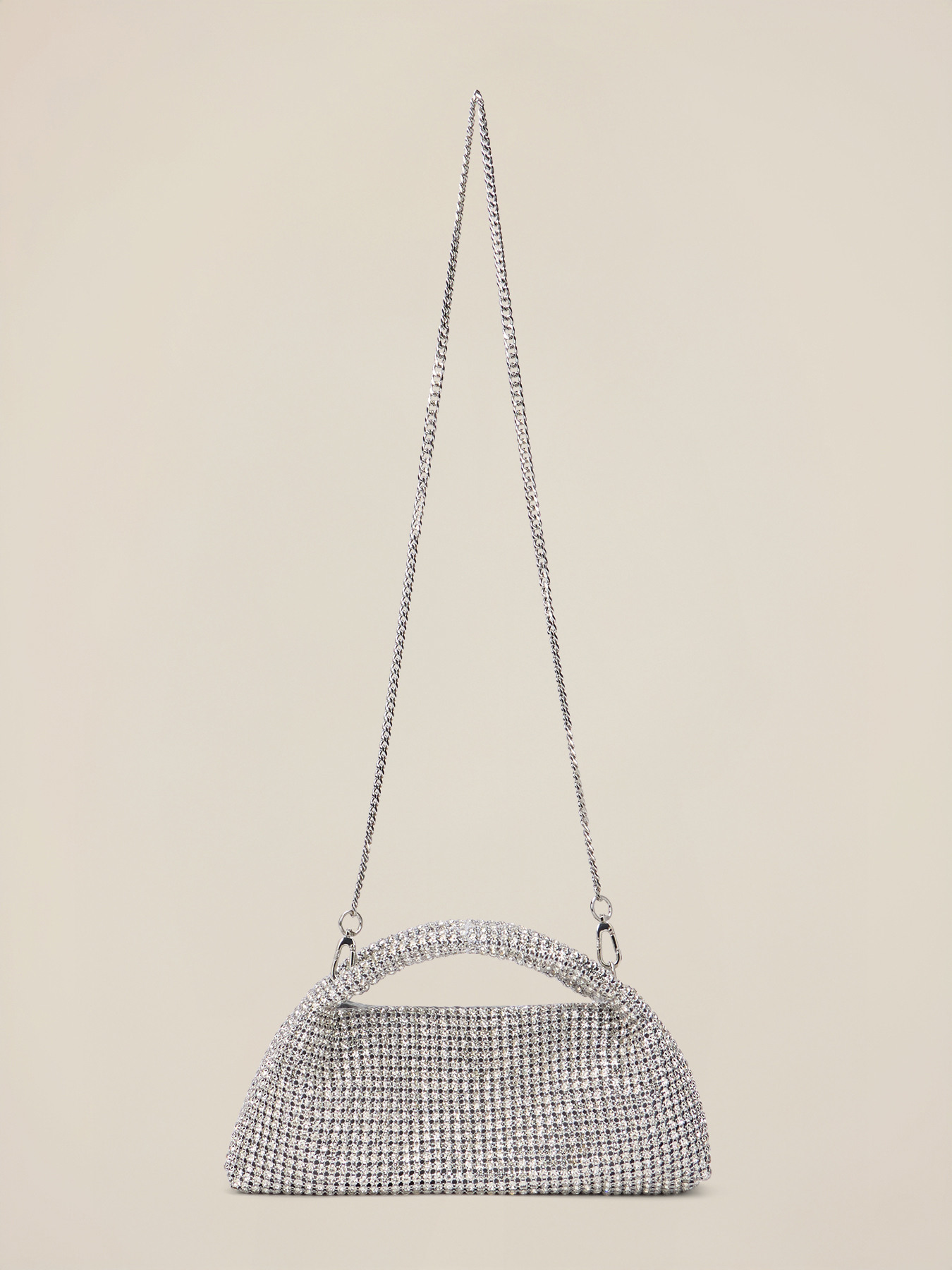 Bolso de mano con cristales image number 1