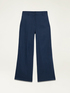 Wide leg linen trousers image number 4