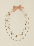 Collana multifilo con cristalli image number 1
