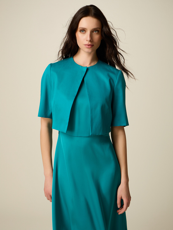 Short lyocell jacket