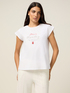 T-shirt with embroidered lettering image number 0