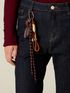 Flare rise jeans with charm image number 2