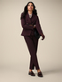Regular viscose blend trousers image number 0