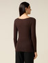 Cotton and cashmere blend T-shirt image number 1
