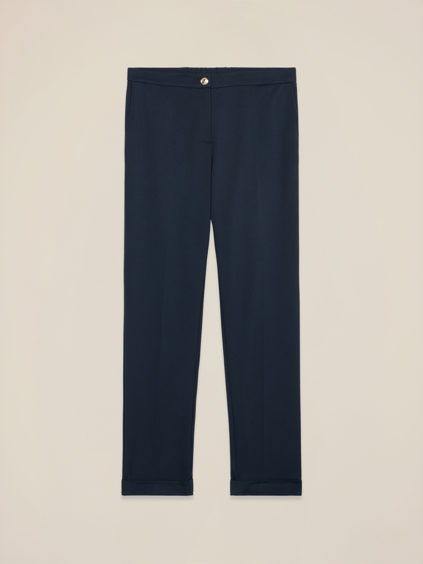 Regular trousers in Milano stitch image number 4