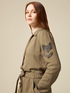 Tencel blend jumpsuit with emblems image number 2