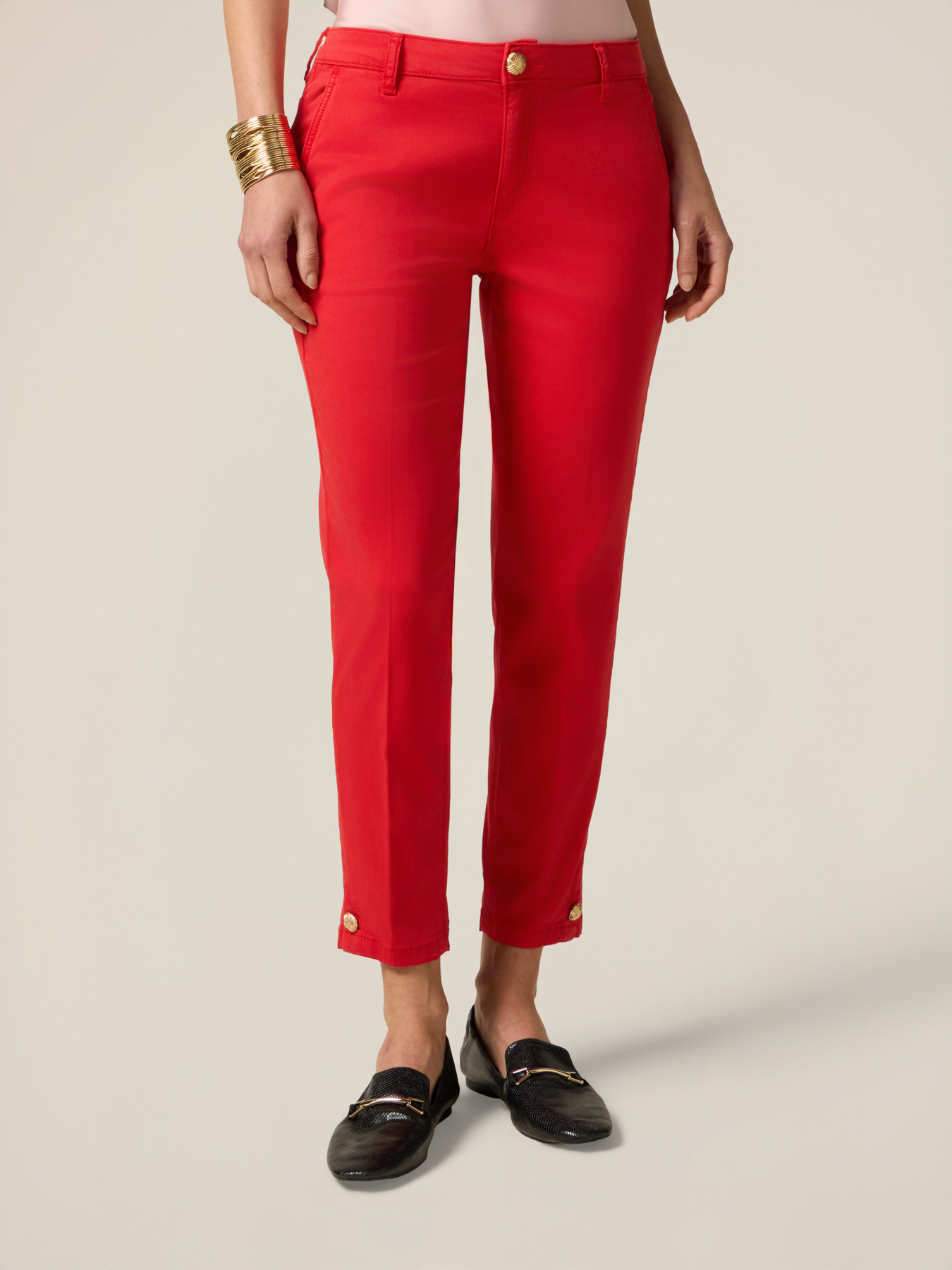 Pantaloni chinos misto lyocell image number 3