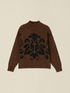 Turtleneck with inlay and sequins image number 3
