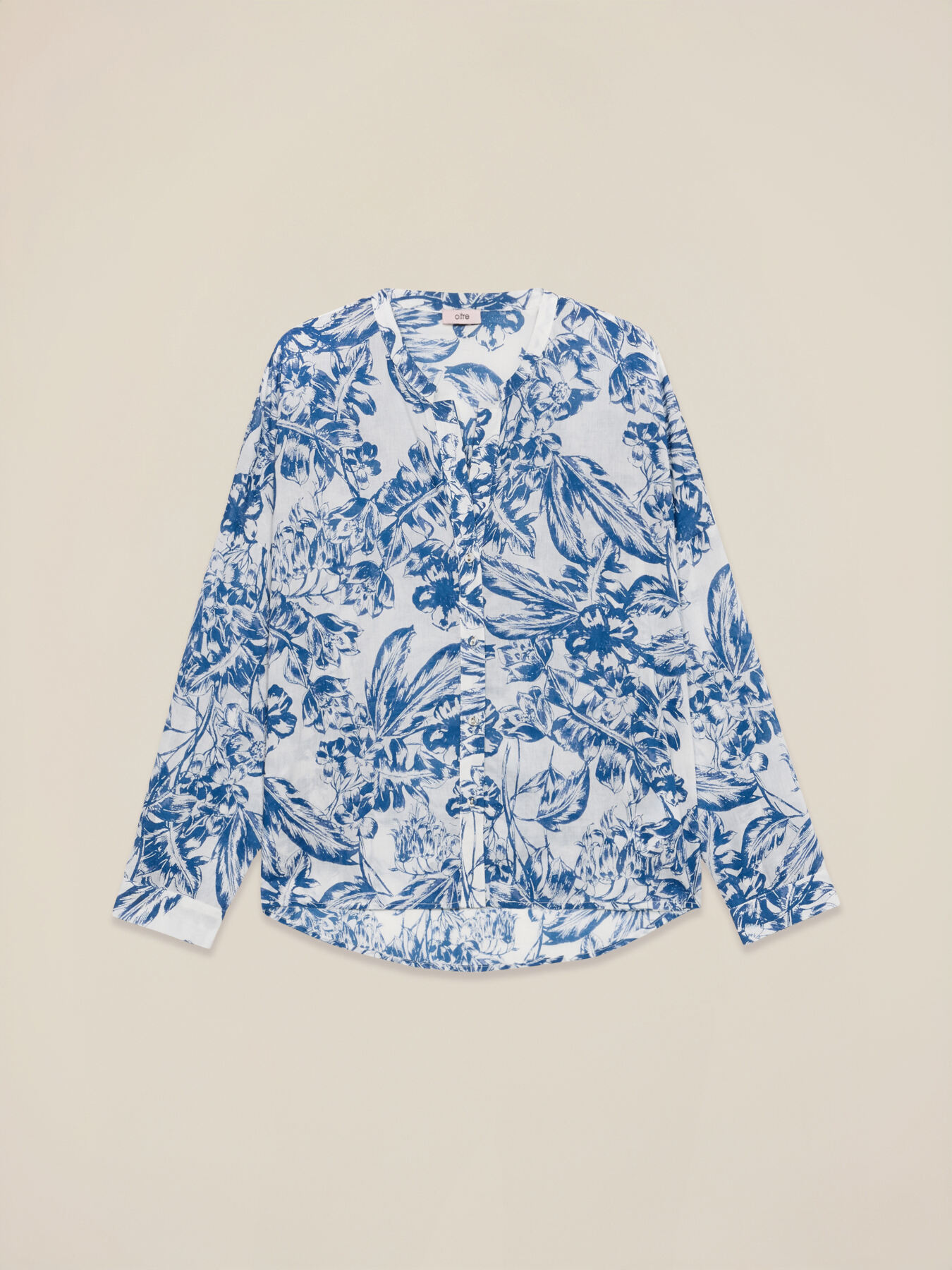 Camisa de fantas&iacute;a en voile de algod&oacute;n image number 3