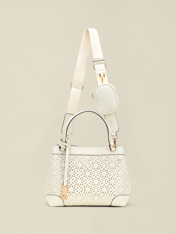 Sac bowling ajour&eacute; avec pochette