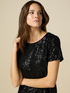 Blouse &agrave; manches courtes &agrave; paillettes image number 2