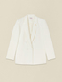 Doppelreihiger Blazer aus Cr&ecirc;pe-Stoff image number 3