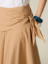 Falda en A de popel&iacute;n con nudo image number 2