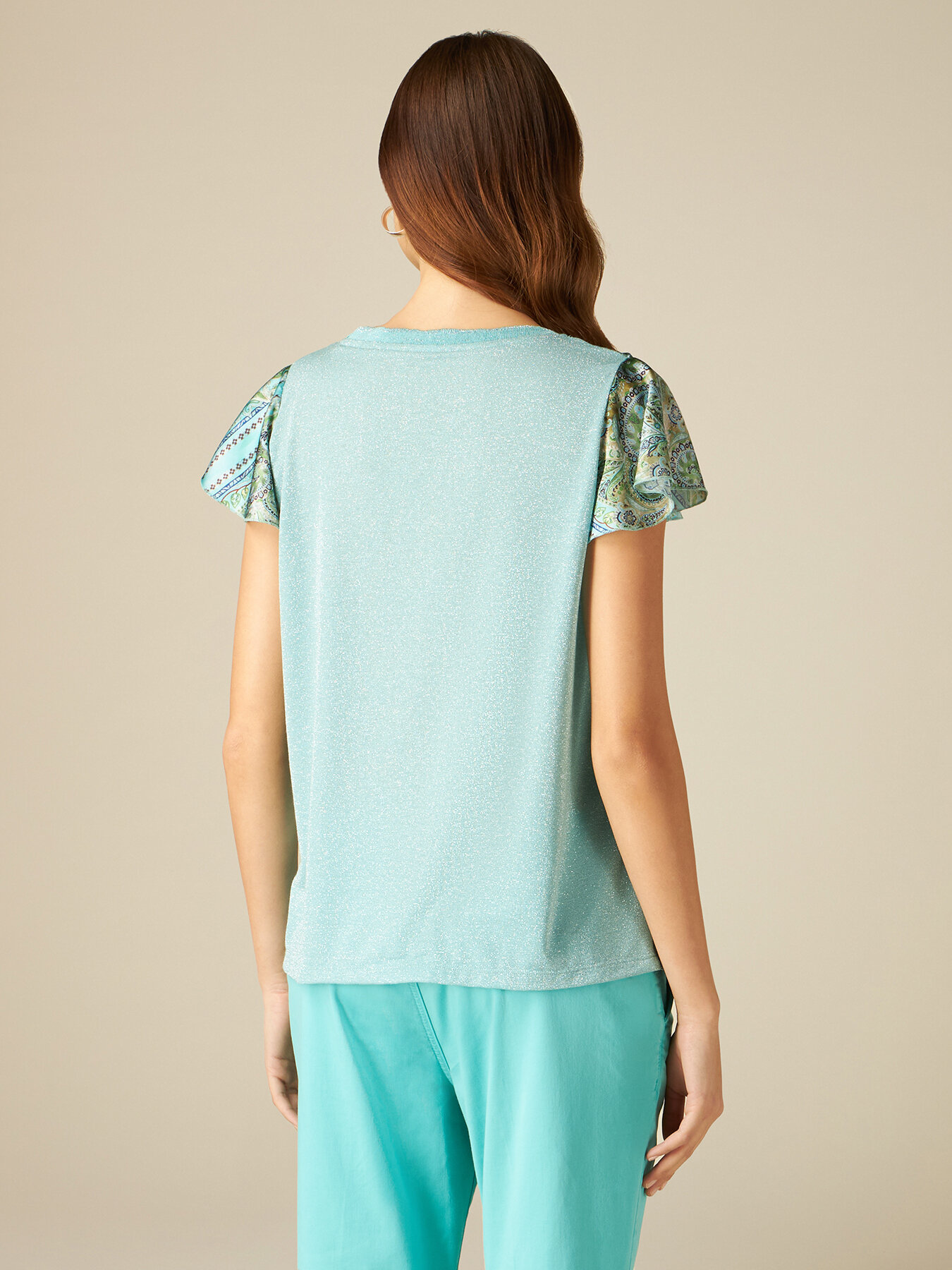 T-Shirt aus recycelten Bi-Materialien-Fasern image number 1