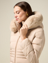 Midi down jacket with hood image number 2