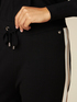 Pantaloni a palazzo in maglia image number 2