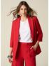 Viscose blend blazer with three-quarter sleeves image number 0