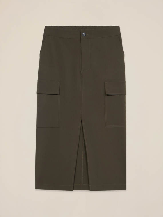 Cargo pencil skirt
