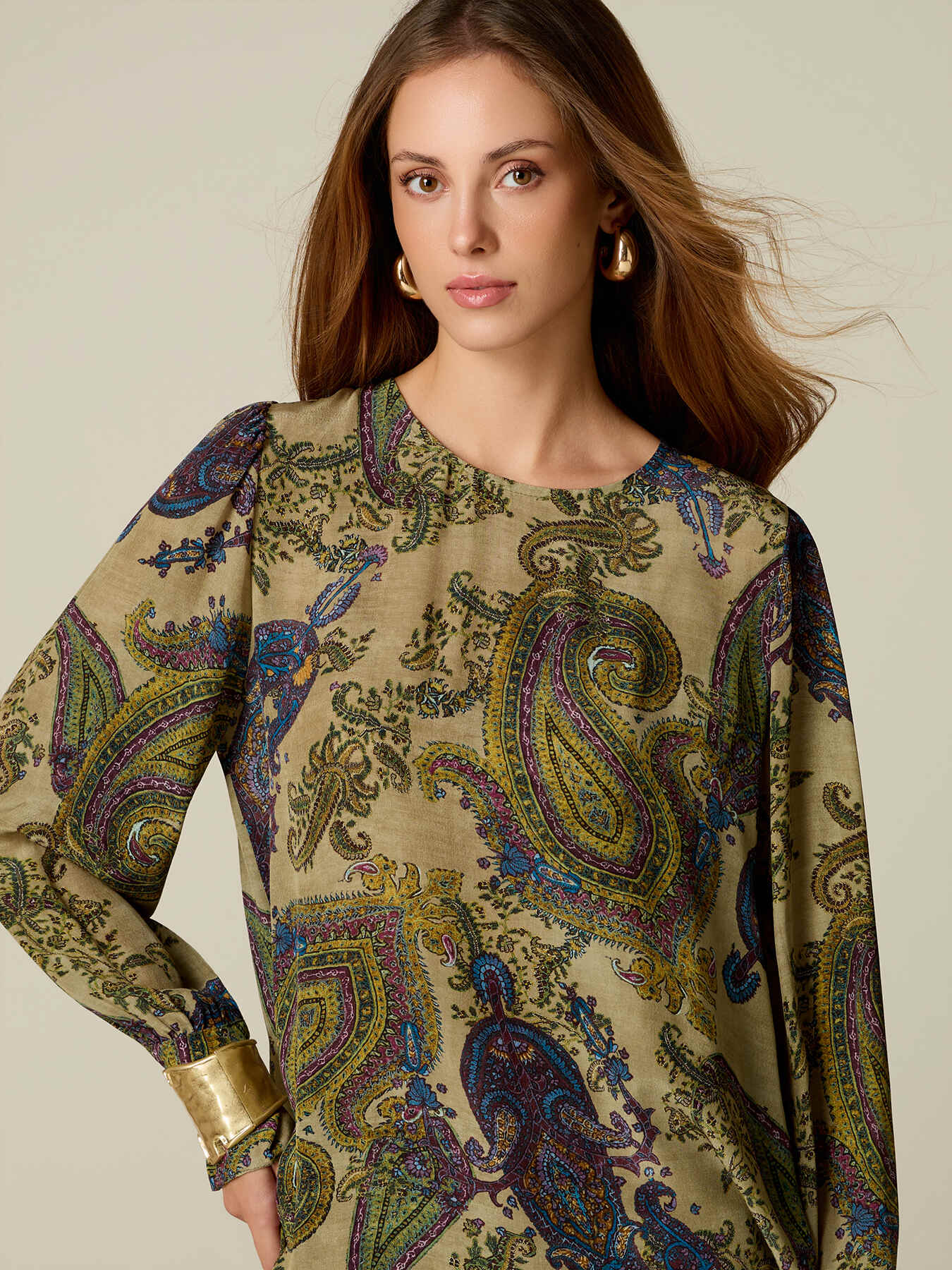 Chemisier fantaisie en viscose image number 2