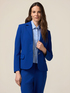 Blazer jacket in scuba crepe fabric image number 0