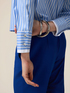 Camicia cropped a righe image number 2