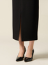 Schlauchkleid aus zwei Materialien image number 2