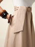 Two-tone dress with belt image number 2