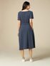 Vestito in jersey a righe image number 1