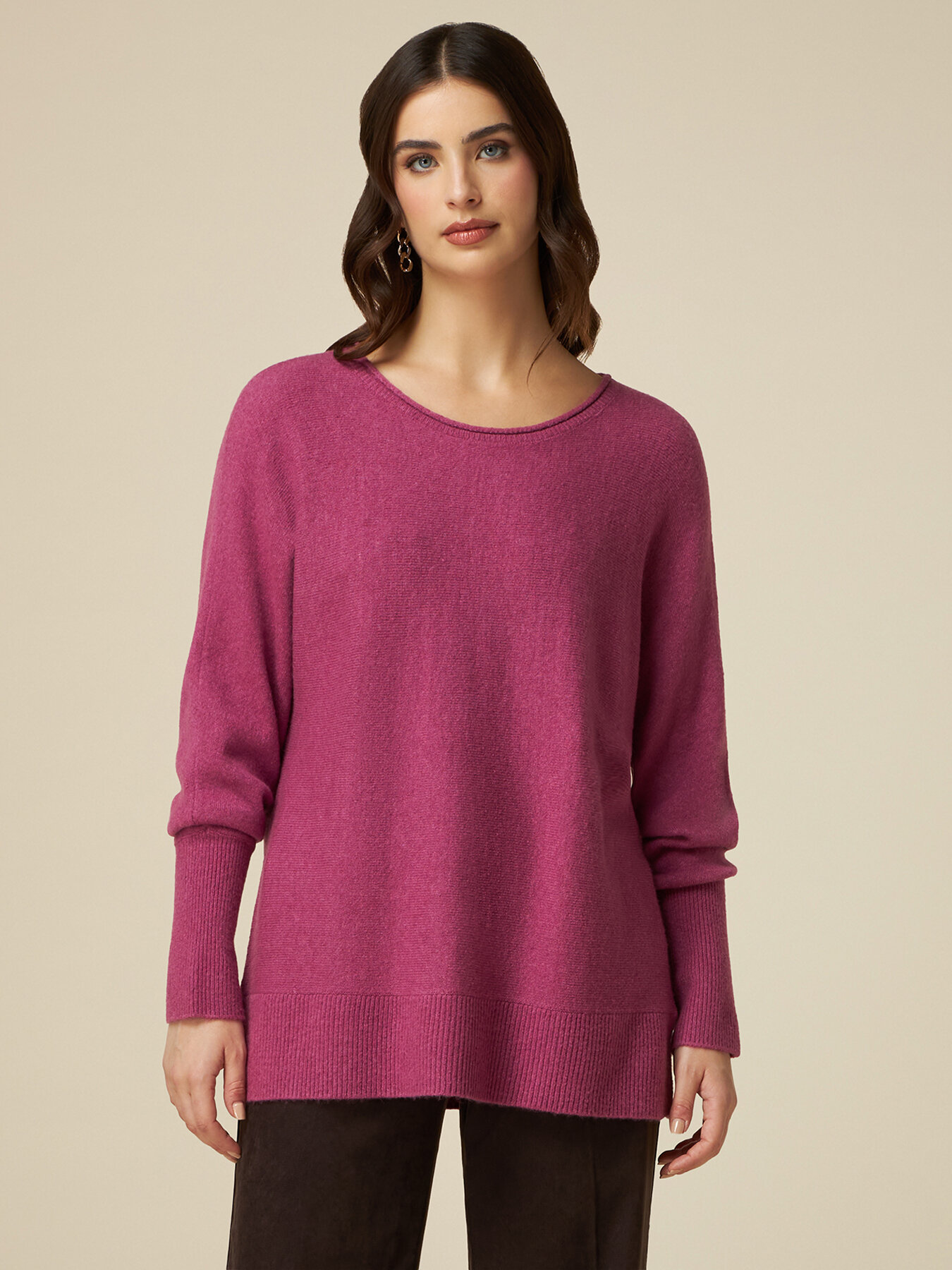 Pullover aus Wollgemisch im Kimono-Schnitt image number 0