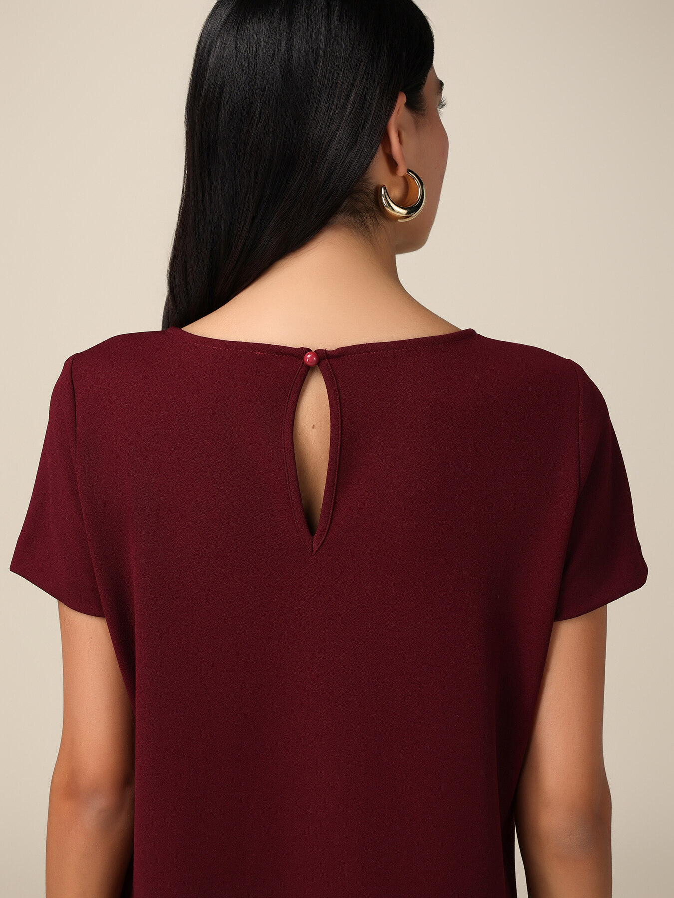 Rochie scurtă din material scuba image number 2