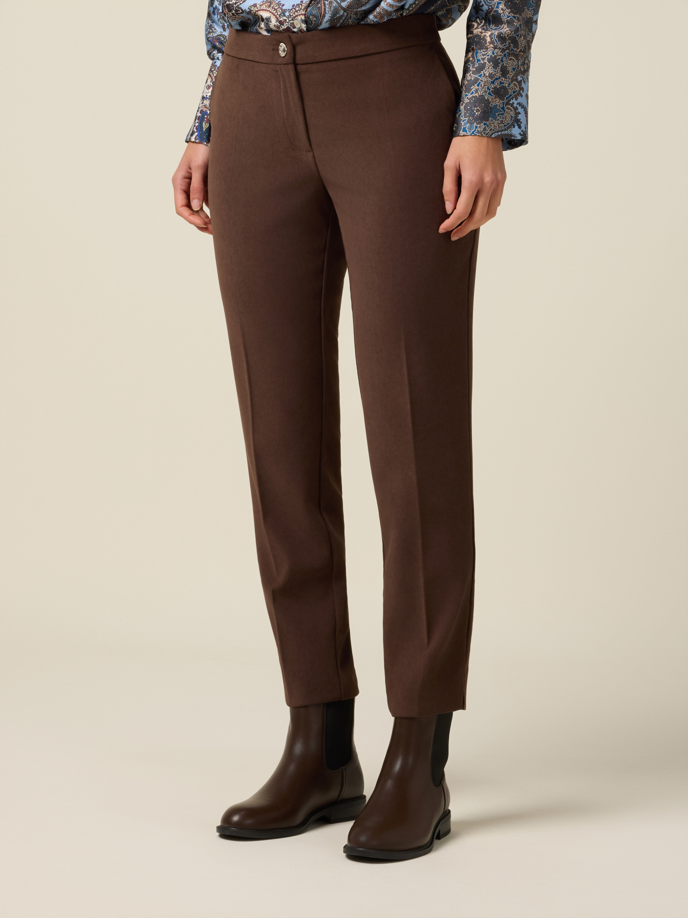 Regular corduroy pants image number 3