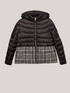 Doudoune boxy avec bas en tweed image number 3