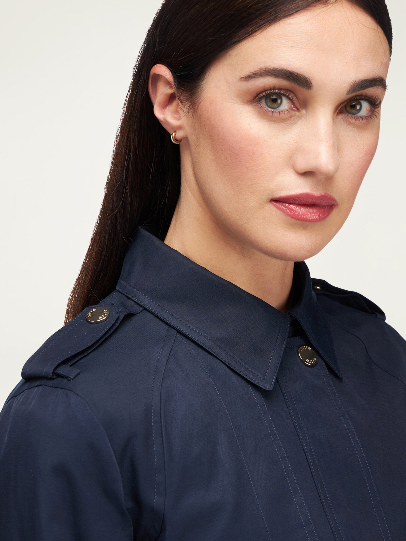 Short trench coat with belt image number 2