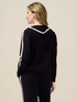 Strickpullover mit kontrastierenden Kanten image number 1