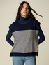 Pull ray&eacute; avec manches kimono image number 0