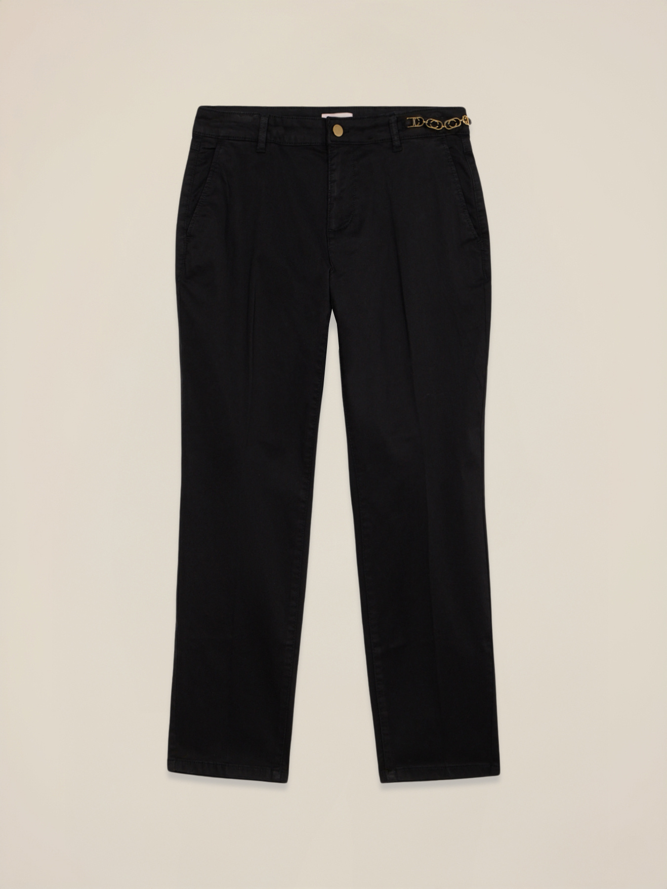 Cotton-lyocell chino trousers image number 4