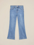 Stone-washed flare jeans image number 4