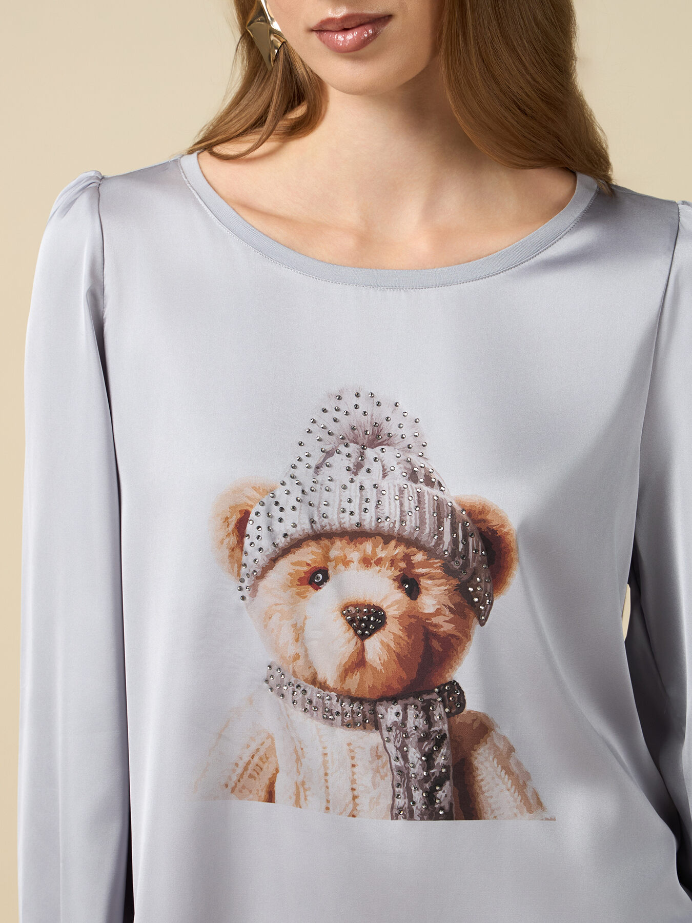 T-shirt manches longues avec impression image number 2