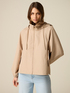 Parka veste en m&eacute;lange de coton avec capuche image number 0