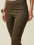 Pantaloni flare din tricot milano cu imprimeu image number 2