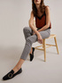 Houndstooth patterned skinny trousers image number 0