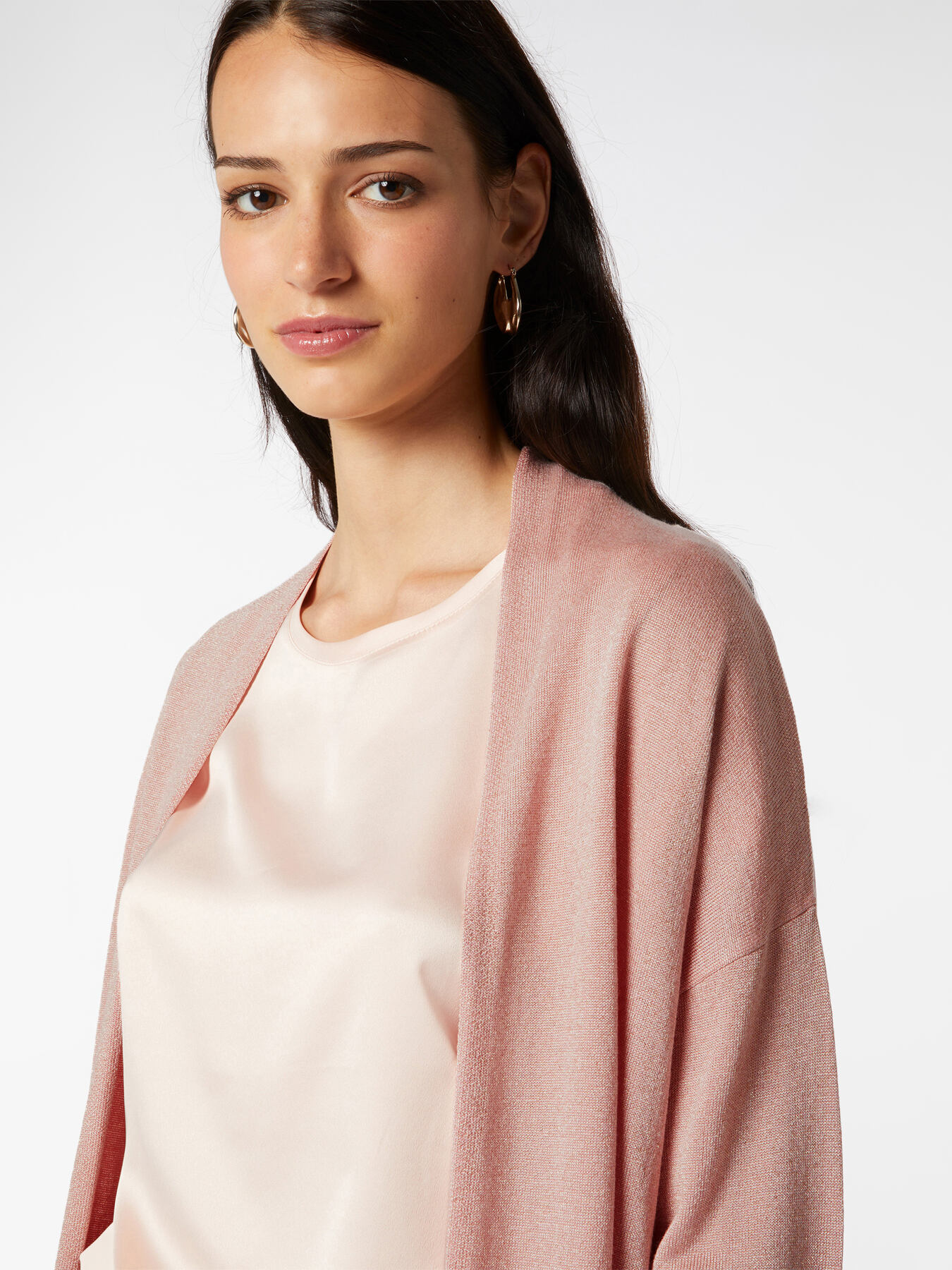 Cardigan lungo lurex image number 2