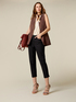 Cotton blend capri pants image number 0