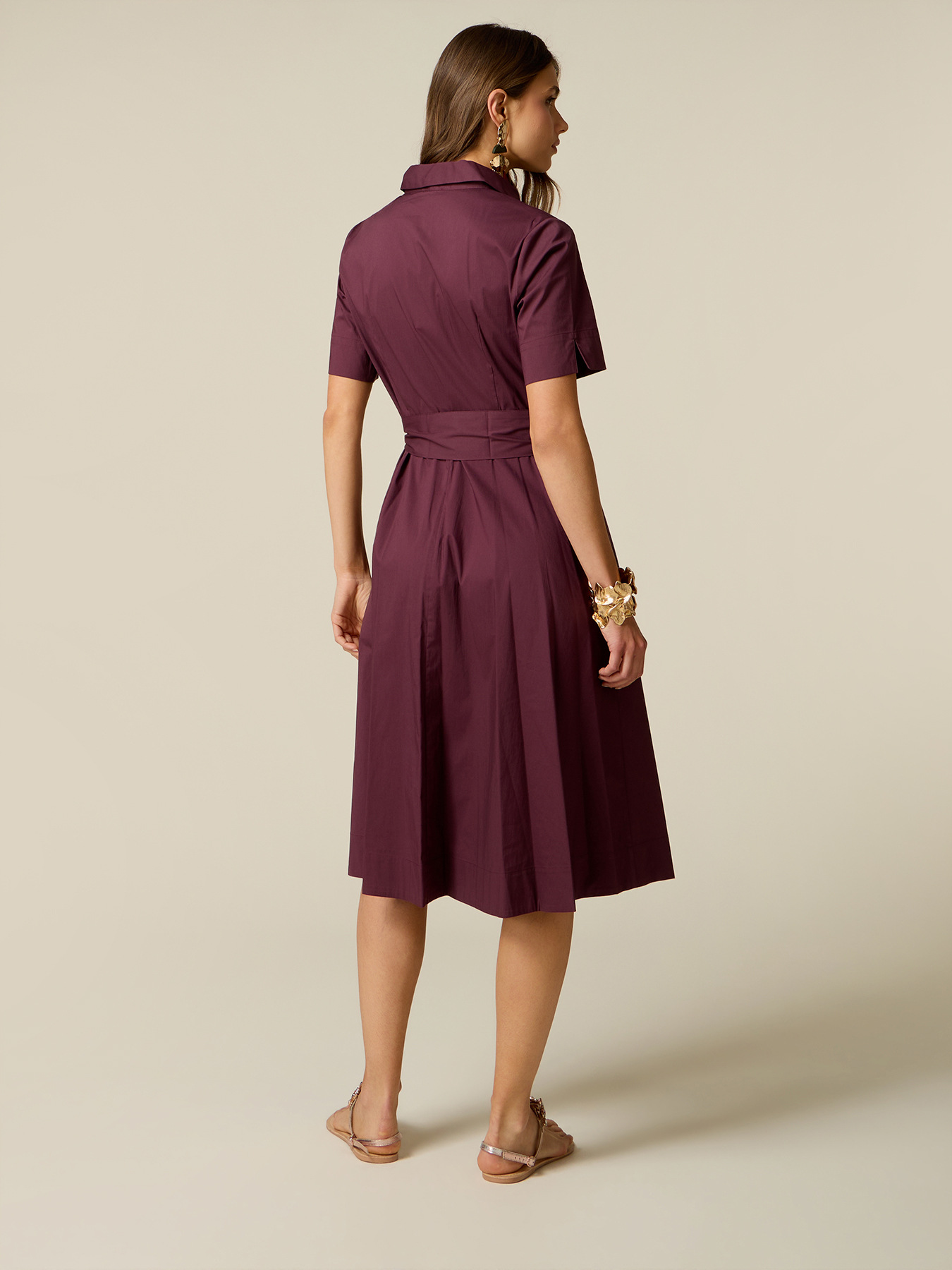 Poplin shirtdress image number 1