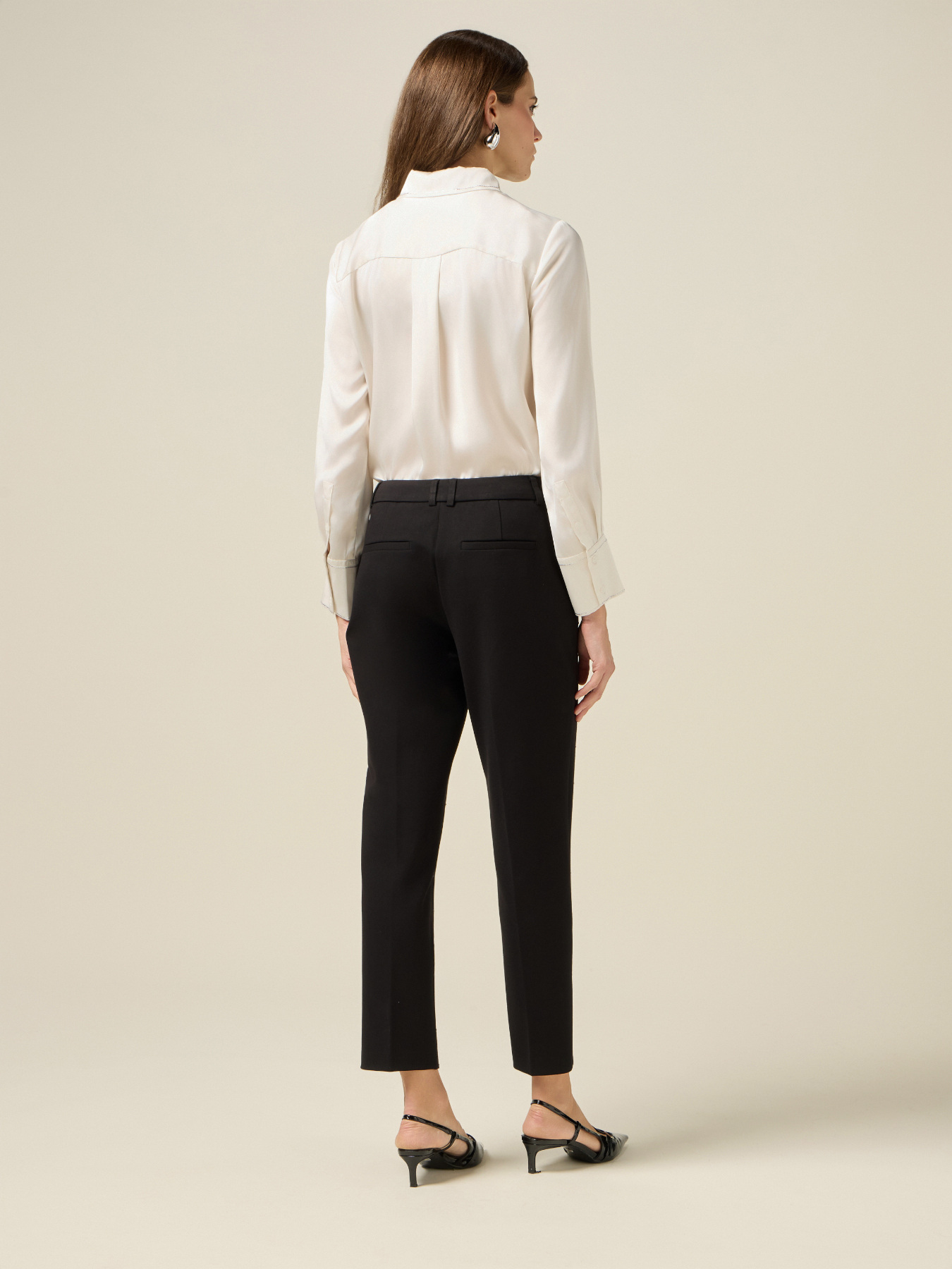 Cigarette pants with crystals image number 1
